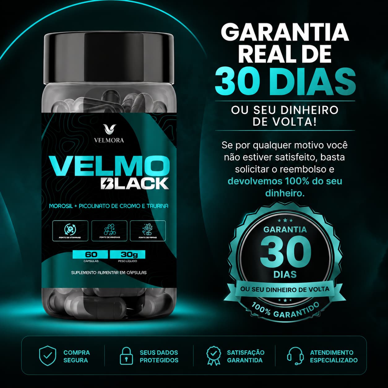 Velmo Black resultado emagrecimento